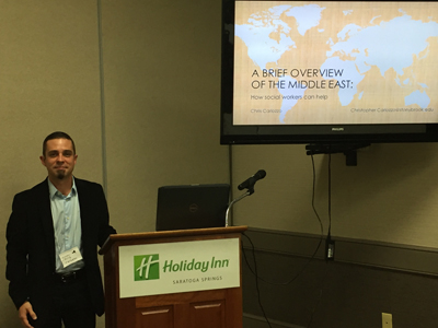 Chris Carlozzo presenting